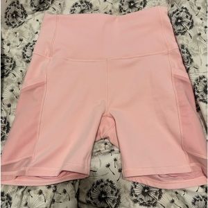 Pink Fabletics Workout Shorts Size Medium